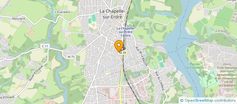 localisation de l'entreprise SCI BRENALIC  LA CHAPELLE-SUR-ERDRE