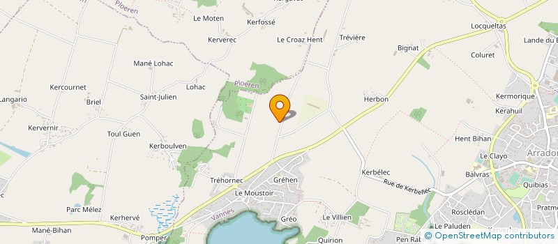 localisation de l'entreprise SCI BRENCAM  ARRADON