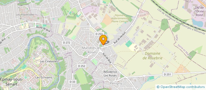 localisation de l'entreprise SCI BREND  MANDRES-LES-ROSES