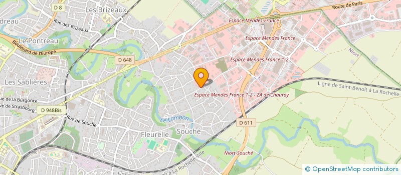 localisation de l'entreprise SCI BRENET à NIORT