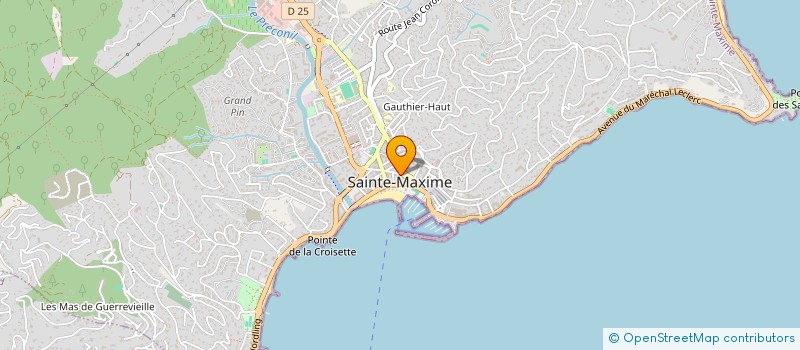 localisation de l'entreprise SCI BRENGUERON  SAINTE-MAXIME