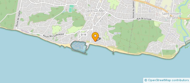 localisation de l'entreprise SCI BREO à JARD-SUR-MER