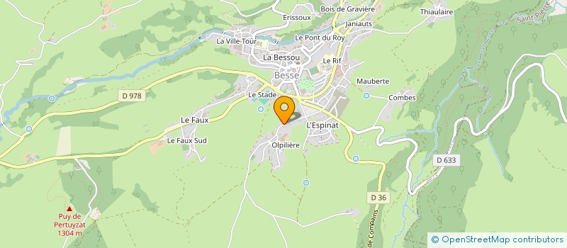 localisation de l'entreprise SCI BREON  BESSE-ET-SAINT-ANASTAISE