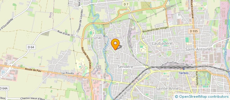 localisation de l'entreprise SCI BREPY  TARBES