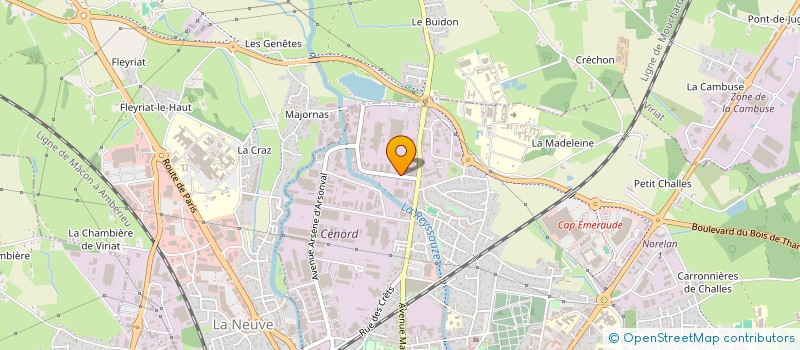 localisation de l'entreprise SCI BRESSALU à BOURG-EN-BRESSE