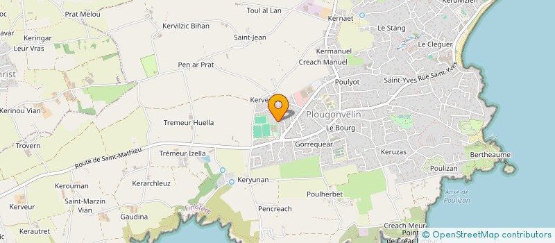 localisation de l'entreprise SCI BRESSAN  PLOUGONVELIN