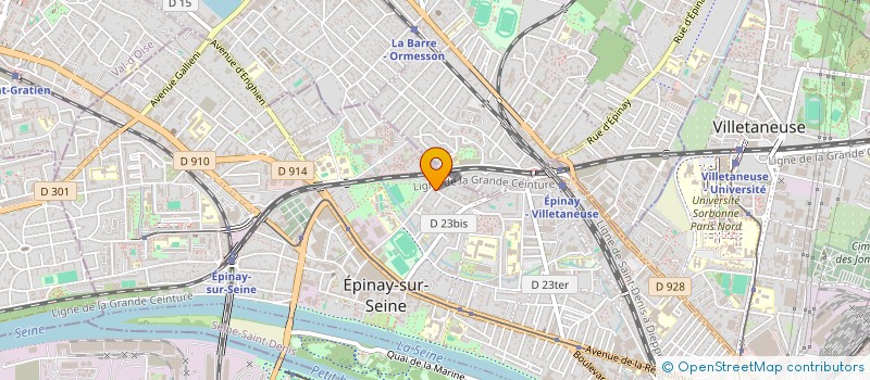 localisation de l'entreprise SCI BRESSANE à EPINAY-SUR-SEINE