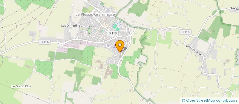 localisation de l'entreprise SCI BRESSIGNY  PLESSIS-GRAMMOIRE (LE)