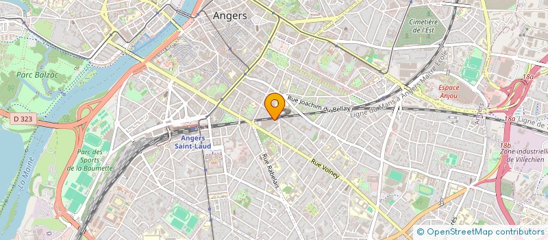 localisation de l'entreprise SCI BRESSIGNY NOUVELLE à ANGERS