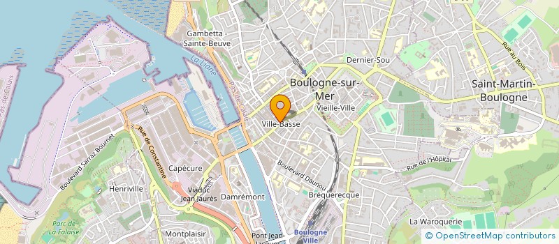 localisation de l'entreprise SCI BRESSLOFF  BOULOGNE-SUR-MER