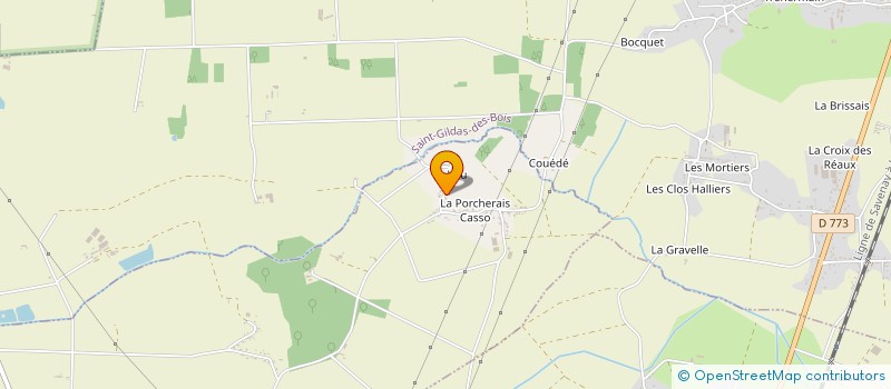 localisation de l'entreprise SCI BRESSOREAU 105  PONTCHATEAU