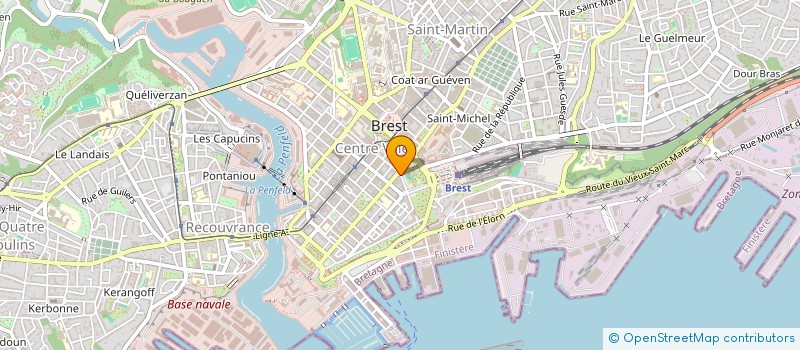 localisation de l'entreprise SCI BREST ARMOR  BREST