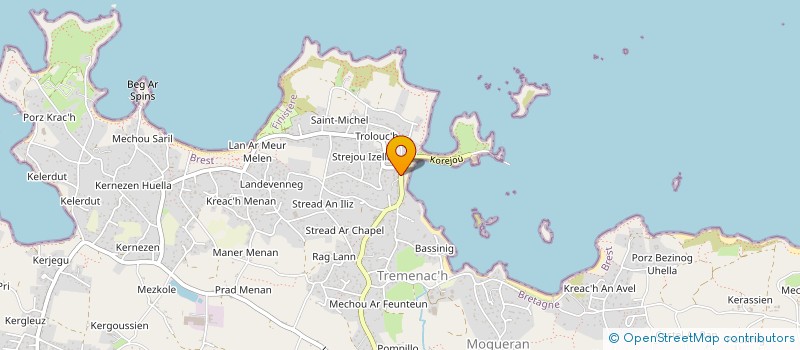 localisation de l'entreprise SCI BREST HABITAT RENOVATION  PLOUGUERNEAU