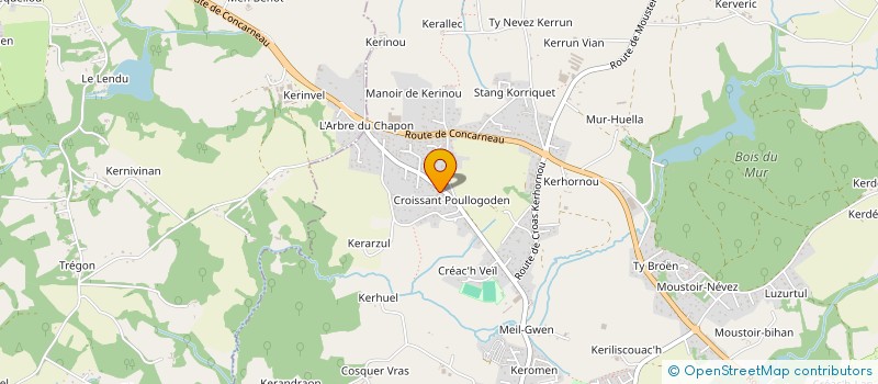 localisation de l'entreprise SCI BREST IMMOBILIER  SAINT-EVARZEC