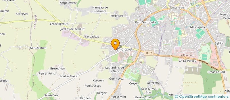 localisation de l'entreprise SCI BREST-TOURCOING  LE DRENNEC