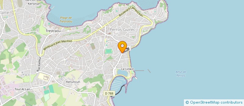 localisation de l'entreprise SCI BRESTARMO  PERROS-GUIREC