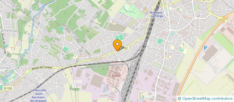 localisation de l'entreprise SCI BRET 90 à BRETIGNY-SUR-ORGE