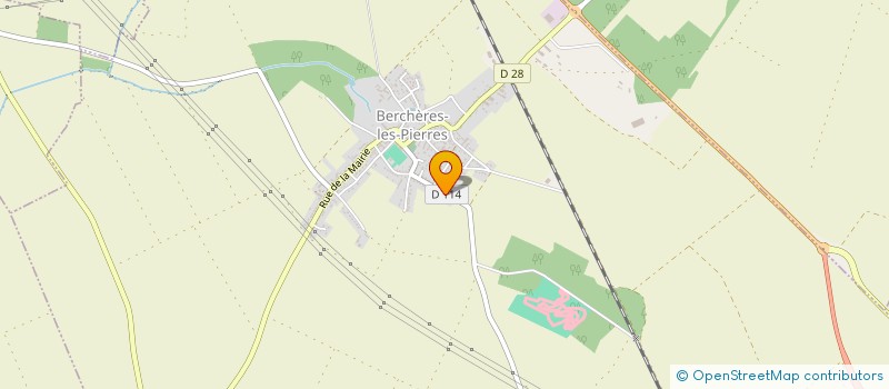 localisation de l'entreprise SCI BRET FOUR à BERCHERES-LES-PIERRES