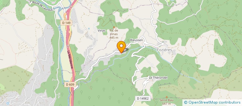 localisation de l'entreprise SCI BRETAGNE 1  FOZIERES