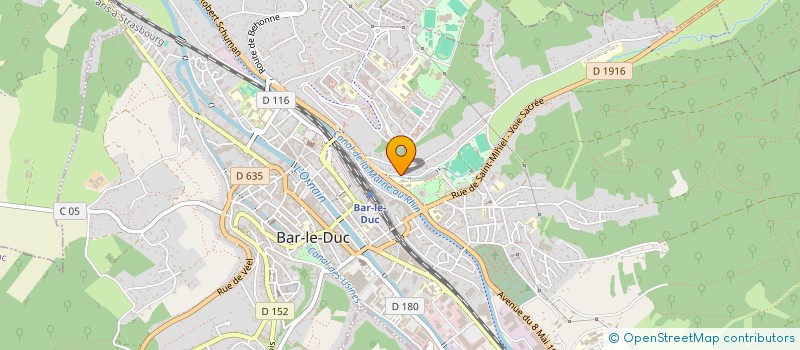 localisation de l'entreprise SCI BRETAGNE à BAR-LE-DUC