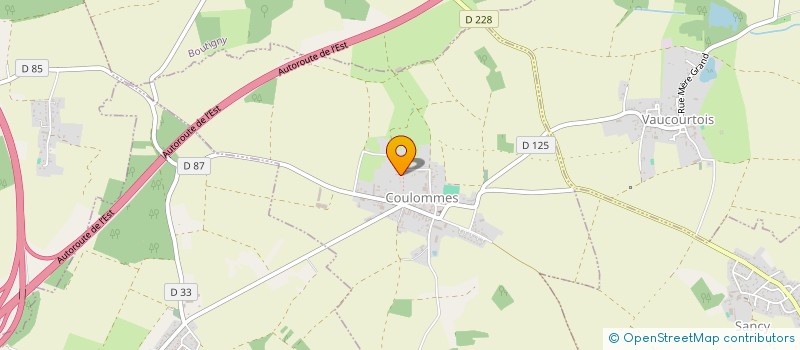 localisation de l'entreprise SCI BRETAGNE  COULOMMES