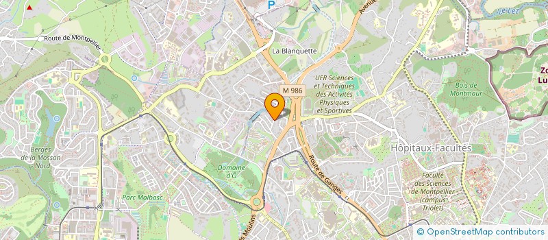 localisation de l'entreprise SCI BRETAGNE à MONTPELLIER
