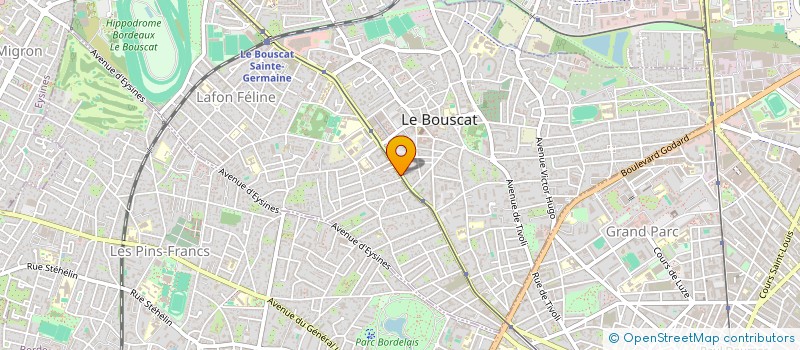 localisation de l'entreprise SCI BRETAGNE  LE BOUSCAT