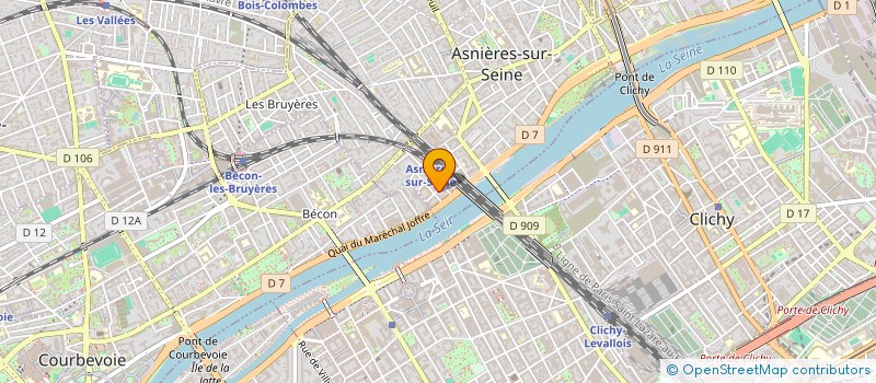 localisation de l'entreprise SCI BRETAGNE à ASNIERES-SUR-SEINE