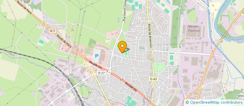 localisation de l'entreprise SCI BRETAGNE  MABLY