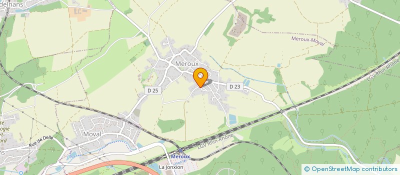 localisation de l'entreprise SCI BRETAGNE  MEROUX-MOVAL