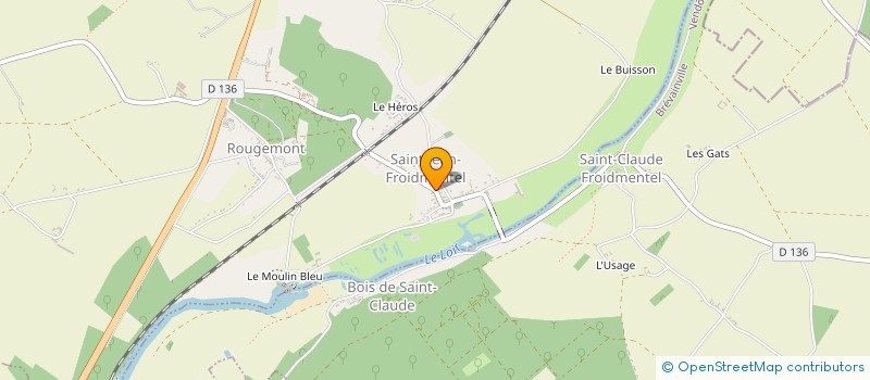 localisation de l'entreprise SCI BRETAGNE  BEAUCE LA ROMAINE