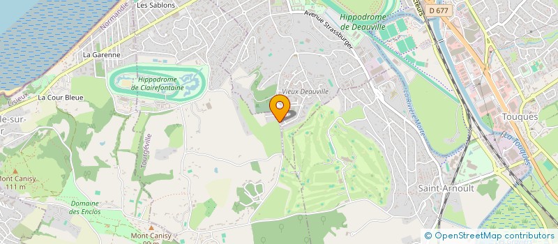 localisation de l'entreprise SCI BRETAGNE  TOURGEVILLE