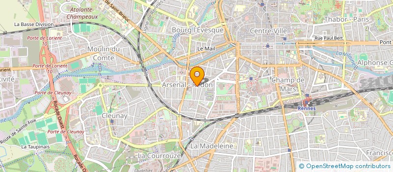 localisation de l'entreprise SCI BRETAGNE ATLANTIQUE  RENNES
