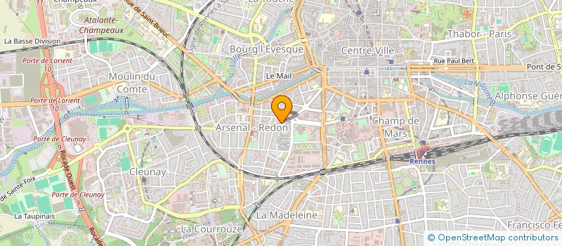 localisation de l'entreprise SCI BRETAGNE BROCELIANDE III  RENNES