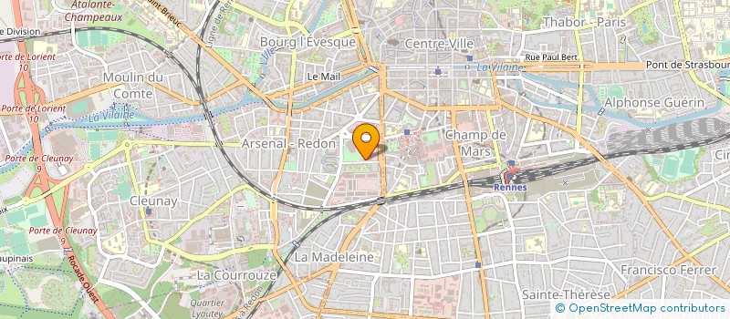 localisation de l'entreprise SCI BRETAGNE BROCELIANDE VII  RENNES