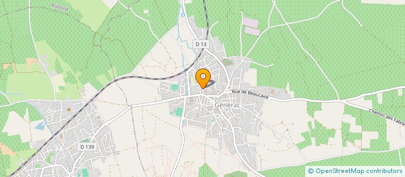 localisation de l'entreprise SCI BRETAGNE FAMILLE  GENERAC