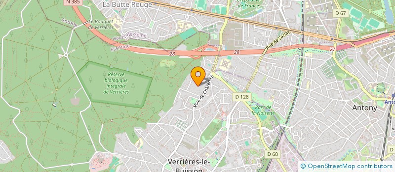 localisation de l'entreprise SCI BRETAGNE HOANG à VERRIERES-LE-BUISSON