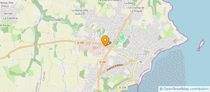 localisation de l'entreprise SCI BRETAGNE INVESTISSEMENT  CANCALE