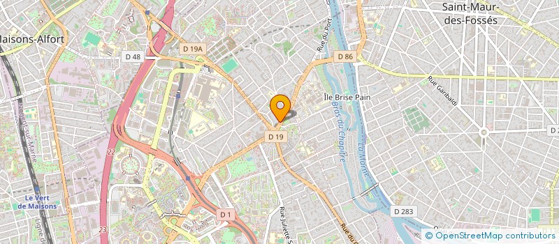 localisation de l'entreprise SCI BRETAGNE MESLY à CRETEIL