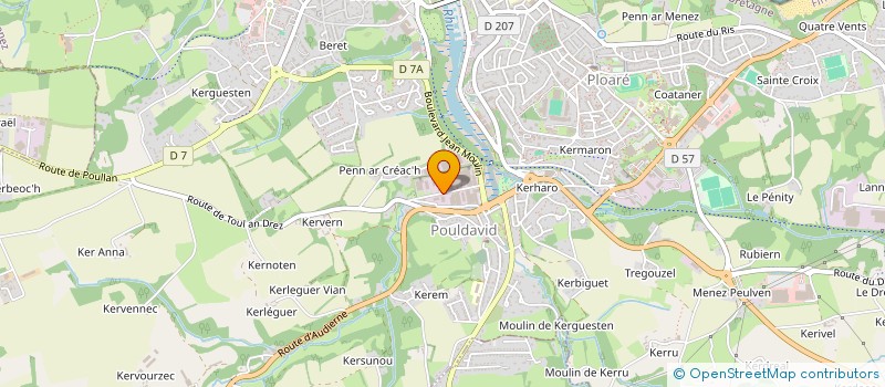 localisation de l'entreprise SCI BRETAU  DOUARNENEZ