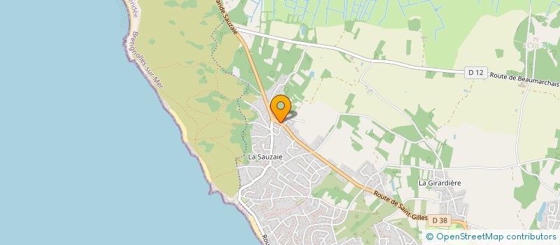 localisation de l'entreprise SCI BRETIDIS à BRETIGNOLLES-SUR-MER