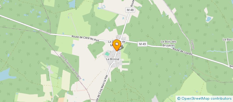 localisation de l'entreprise SCI BRETIPPAS  SAINT-ETIENNE-DE-CHIGNY