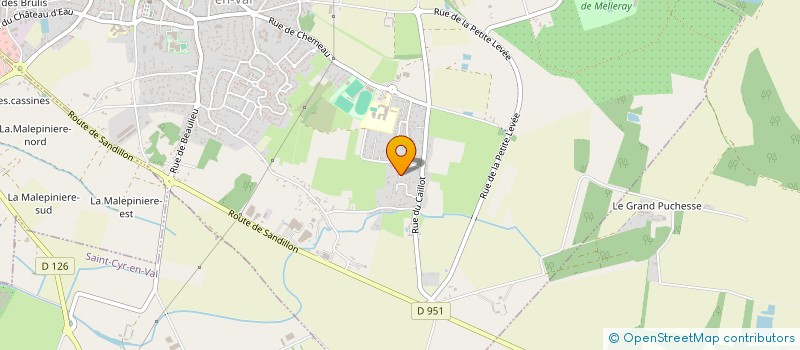 localisation de l'entreprise SCI BRETON à SAINT-DENIS-EN-VAL