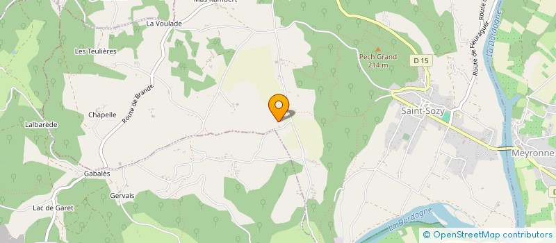 localisation de l'entreprise SCI BRETON  SAINT-SOZY