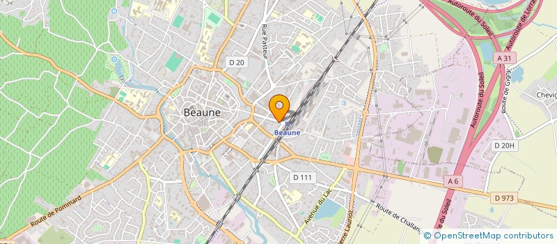 localisation de l'entreprise SCI BRETON à BEAUNE