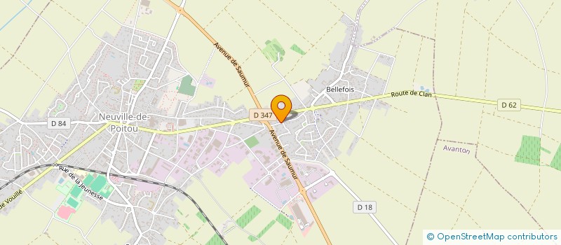 localisation de l'entreprise SCI BRETON  NEUVILLE-DE-POITOU