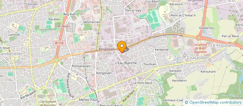 localisation de l'entreprise SCI BRETON  BREST