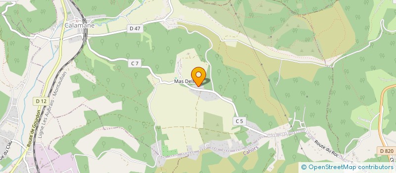 localisation de l'entreprise SCI BRETON  NUZEJOULS