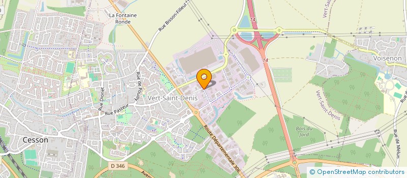 localisation de l'entreprise SCI BRETON  VERT-SAINT-DENIS