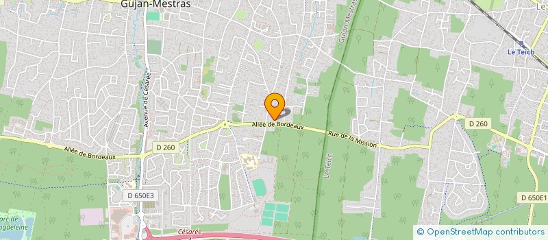 localisation de l'entreprise SCI BRETONBERNET  GUJAN-MESTRAS